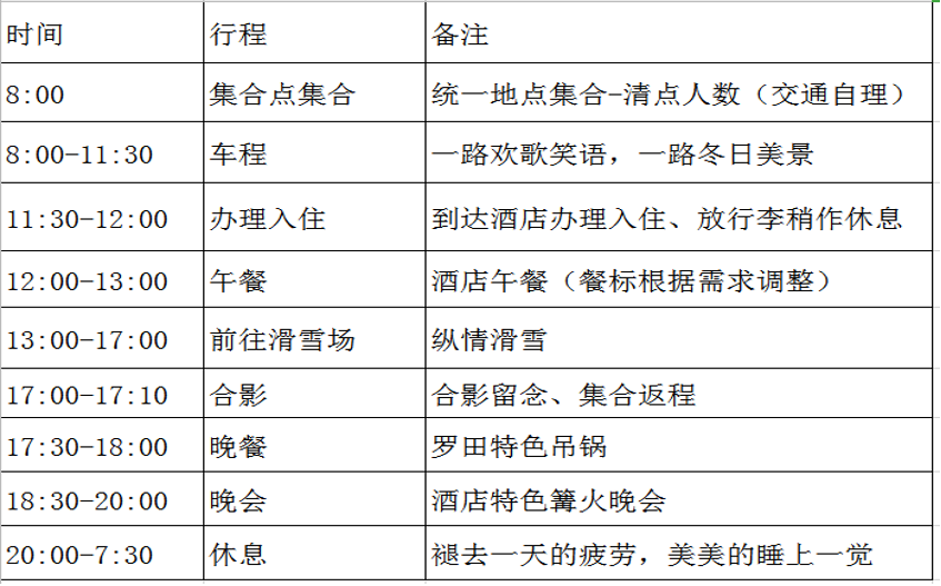 冬季紅花尖滑雪+燕兒谷+三里畈溫泉兩日游